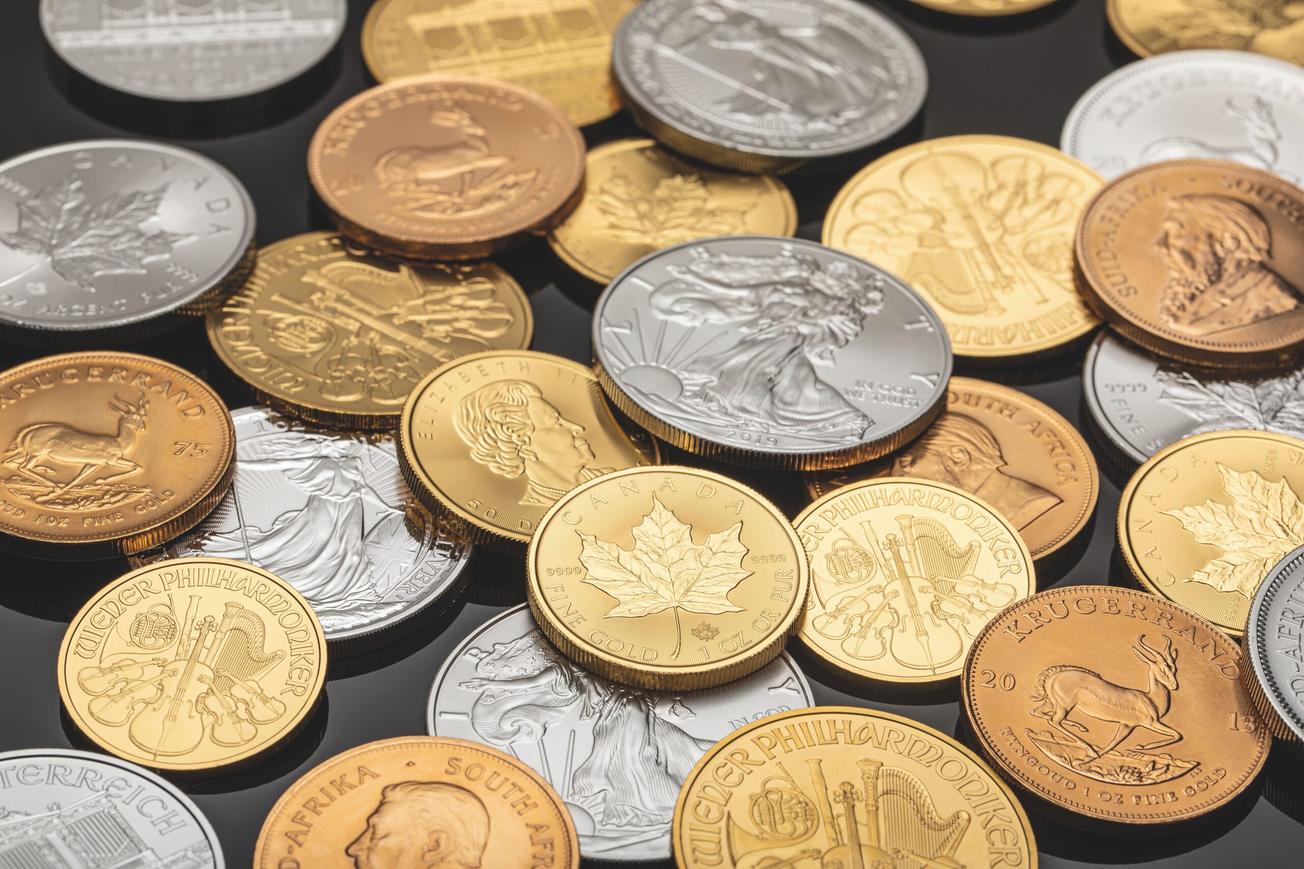 silver and gold bullion